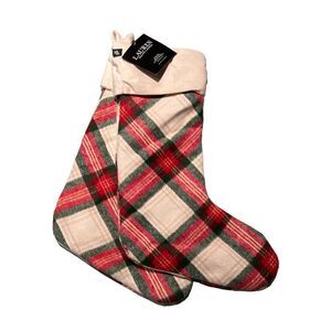 Ralph Lauren Tartan Plaid Christmas Stocking